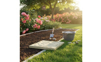 Stepping Stone Form Decorative Patterns Garden Pathway Former Reusable Cement Tile Template for Courtyard