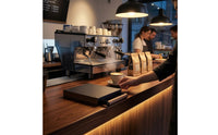 Espresso Puck Knocker Box Drawer Low-Profile Espresso Puck Disposal Drawer  Non-Slip Feet Coffee Grounds Bin