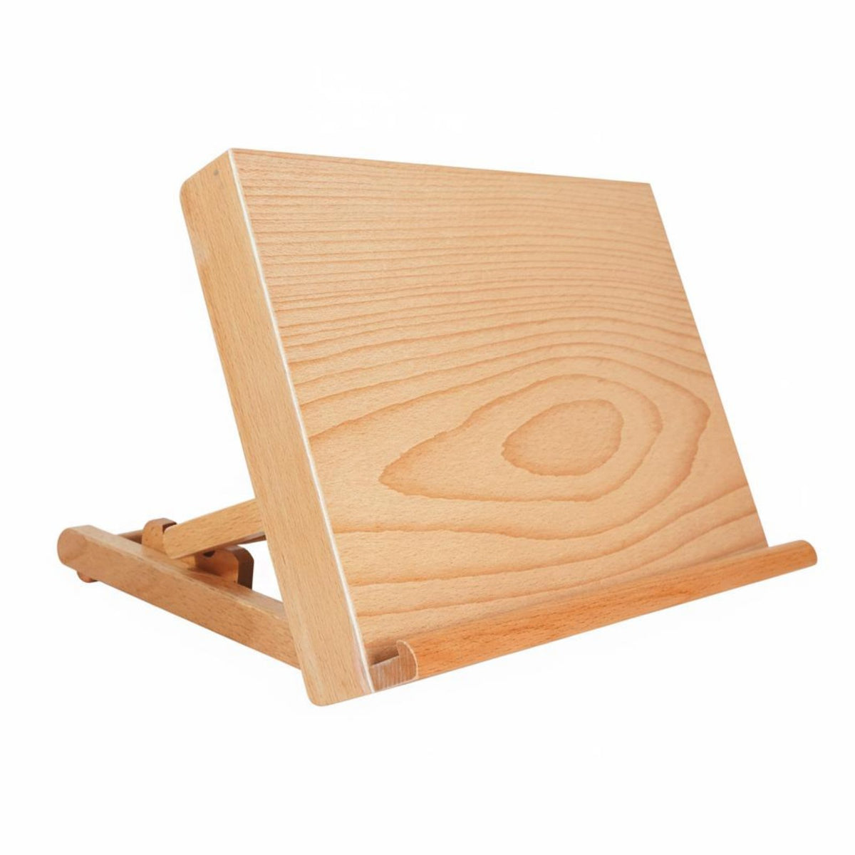 Portable Beech Wood Drawing Stand Foldable Wooden Desktop Easel Mini Folding Painting Easel for Students, Artists