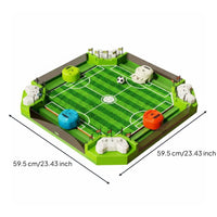 4 Player Soccer Game Family Enjoyable Tabletop Soccer Showdown Set Multiplayer Desktop Game for Families, Kids, Home, Party
