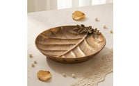 Decorative Metal Tray Ornamentally Shaped Decor Piece Styling