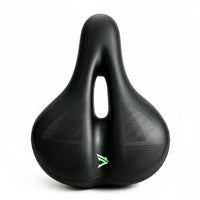 Breathable Hollow Bike Saddle Wear Resistant Mountain Bike Saddle Anti-Slip Memory Foam Cycle Seat Easy to Install