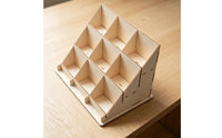 Step Shelf Organizer Versatile Use Wooden Display Rack Easy Assembly Desktop Book Stand Students