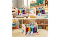 Pounding Pegs Toy Combination Pounding Toy with Mallet Multifunctional Pounding Pegs Game for Young Children, Kids, Playroom, Preschool