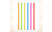 6 Pieces Bendable Silicone Sensory Stick Anxiety Relief Sensory Fidget Stick Calming Quiet Desk Toy Portable for Classroom