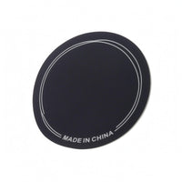2 Pieces Flat Drum Safety Pad Printed Border Lines Drumhead Protector Easy to Install Drum Surface Protector Long-Lasting