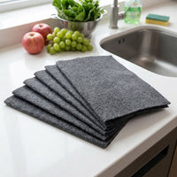 Non-streak Cleaning Cloths Microfibre Cloth, 30x30cm Microfibre Cloth for Glass and Mirrors, Gray Low-Lint Cleaning Cloths for Automotive Use