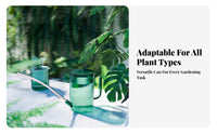 Long Spout Watering Can Nordic Design Transparent Plant Waterer Modern Design 1L Watering Jug for Owners, Balcony, Office