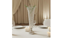 Elegant Crystal Vase Centerpiece Shiny Finish Wedding Centerpiece Vase Easy to Clean Crystal Flower Support for Banquet, Party, Birthday Celebration, Reception