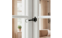 Window Limiter Clamp Non-Permanent Outward Opening Window Restrictor Hardware Heavy-Duty Security for Renters, Home Ventilation