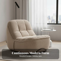 Curved rear Settee Modern Design Curved Banquette Minimalist design Upholstered for Apartment Dwellers, pairs, Office, Entryway