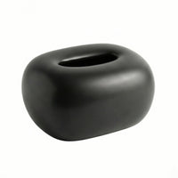 Decorative Rounded Rectangular Tissue Box Cover Elegant Facial Tissue Holder for Office