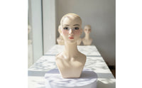 Hairpiece Display Stand Mannequin Head Elegant Mannequin Head Bust Stable for Cosplayers