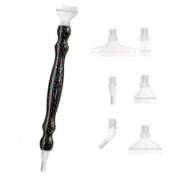 Threaded Diamond Painting Pen with Interchangeable Heads Ergonomic Diamond Painting Pen Comfortable Craft Tools Easy-Grip for Hobbyists