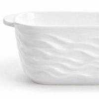 Hand Pinch Handles Oven to Table Ceramic Dish, Irregular Shape Pastel Colored Air Fryer Dish, Nordic Oven Ceramic for Stylish Table Setting