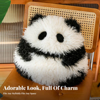 Soft Cushion Black and White Round Cushion Decorative Soft Toy for Sofa