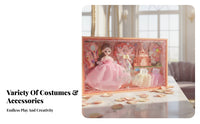 Ancient Design Princess Doll Set Gowns Doll Dress-up Gift Set Poseable Kids Toy for Girls, Parents, Role-Playing, Birthday Parties, Playroom