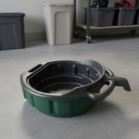 Oil Drain Pan Spill-Resistant Lip Oil Collect Pan Built-in Spout Fluid Collection Container for DIY Mechanics, Auto Technicians, Workshop