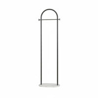 Space-Saving Floor-Standing Coat Tree Minimalist Design Freestanding Hook Pole Stable Base Garment Rack Sturdy Construction for Families, Homeowners, Students, Bedroom, Entryway, Hallway, Living Room