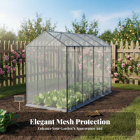 Bird Proof Net Greenhouse Breathable Mesh Plant Enclosure Sun Protection Growing Tent Sturdy Frame for Gardeners, Home Growers, Hobbyists, Garden, Vegetable Plot, Balcony, Patio