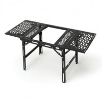 Compact Camping Table with Carry Bag Stable Table Sturdy Furniture Heavy-Duty for Campers, Overlanders, Picnic