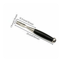 Bonsai Shaping Carving Tool Black Handle Hand Tool Tapered Neck Manual Implement