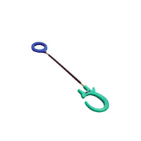 Professional Grade Dolphin Sound Gong Stick Double-Headed Gong Mallet Musical Instrument Accessory for Meditation Practice