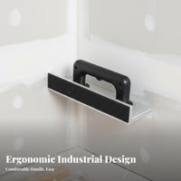 Aluminum Alloy Body 90 Degree Corner Sanding Tool Hook and Loop Base Right Angle Sanding Holder Multi-Surface Inside Corner Hand Sander Quick Change Sandpaper for Woodworkers, Craftsmen, Drywall Finishing, Furniture Refinishing, Home Improvement, Workshop