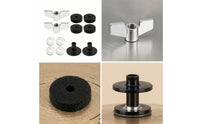 12 Pieces Hand-Tightened Drum Accessory Kit Universal Drum Replacement Parts Zinc Alloy Cymbal Stand Wing Nuts Easy to Install for Drummers, Percussionists, Stage, Rehearsal Studio, Music School