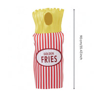 French Fries Single Size Costume-Size Fries Costume Loose Fit for Adults