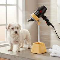 Dog Blow Dryer Holder Flexible Pet Grooming Dryer Holder Adjustable Grooming Extension Universal Fit Detachable Design