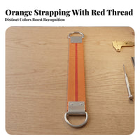 Vermilion Central Stripe Stripe Instrument Accessory Viola Repair Strap Narrow Rectangular Violin Maker Strap for Maintenance
