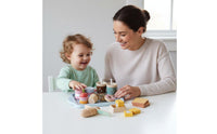 Pretend Play Set Role Playing Children's Cooking Simulation Set Educational Wooden Play Kitchen Accessories for Girls, Young Children