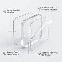 Closet Storage Hook for Dorm Room Organization, Multi-Purpose Wall Hanging with Drill-Free Utility Design