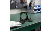 Synchronous Motor Bracket Horizontal Motor Mounting Bracket Rigid Metal for Makers, Equipment Setups, Repair Work