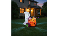 Specters and Pumpkin Inflatable Lighted Lawn Decoration Easy to Use for Garden