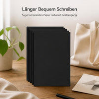 Square Partner A5/B5 Kraft Paper Notebooks, Blank Pages, Soft Cover, for Students and Office
