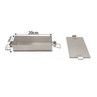 Meat Brick Modeling Box Easy to Clean Stainless Steel Culinary Press Rust Resistant Rectangular Food for Butchers, Chefs, Butcher Shop, Restaurant