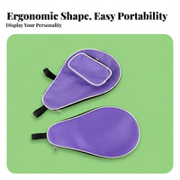 Proceed Urd Shape Racket Cover Portable Proceed Urd Shape Racket Bag Table Sport Paddle Case External Sphere Pocket Table