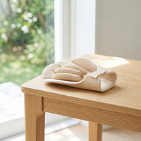 Contoured Hand Support Pad with Finger Separators Adjustable Padded Hand Splint with Wrist Strap Foam Wrist Finger Brace Secure Fit for Patients, Caregivers, Home Care, Rehabilitation