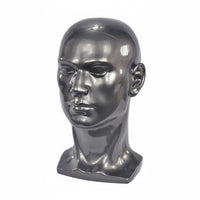 Long-Lasting PVC Material Male Mannequin Head Stable Base Hairpiece Display Stand for Studio