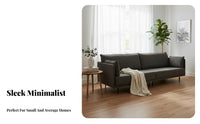 3-Seater Sofa Nordic design 3-Seater Fabric Settee Modern Minimalist Design Living Room Furnishing for Apartment Dwellers, Small Families, Bedroom