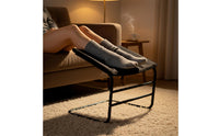 Footstool Angled Padded Footrest Compact Footrest with Metal Frame for Home Office