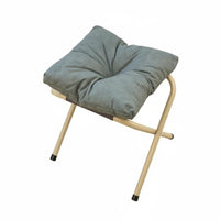 Multi-Purpose Upholstered Footstool space-efficient Size Footrest Space-Saving Small Stool Stable Support for Office Workers, Students, Seniors, Living Room, Bedroom, Entryway