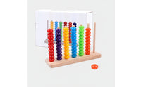 Fine Motor Bead Matching Toy Educational Color Sorting Board Preschool Bead Sorting Game Developmental for Toddlers, Preschoolers, Kids, Home, Classroom, Travel