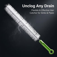 Flexible for Hair Clog Remover, Bendable Pipe Cleaning Brush Tool for Kitchen Sink and Drain, Clogged for Homeowners