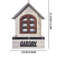 Easy to Assemble Paintable Hanging avian Shelter Family Activity DIY Wooden House Kit Great Gift concept Garden Accessory Educational and Fun for Nature Lovers, Gardeners, Backyard, Patio, Balcony, School activitys