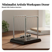 Newton's Cradle Creative Gift Swinging Balls Desk Toy Educational for Home Decor