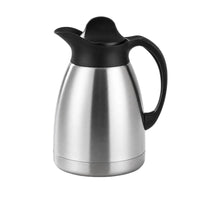 Stainless Steel Insulated Kettle Brushed Kettle with Antianti-Spill Spout Leakproof Thermal Carafe Sturdy for Office