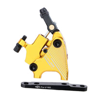 Hydraulic Disc Brake Caliper with Adapter Aluminum Alloy Hydraulic Disc Brake Caliper Lightweight for Upgrades, Maintenance